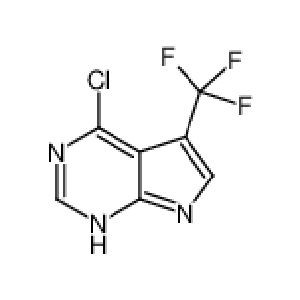 4-Chloras-5-(trifluormetil)-7H-pirolo[2,3-d]pirimidinas CAS Nr.: 1211520-73-8
